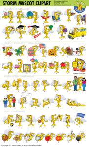 Storm Mascot Clipart