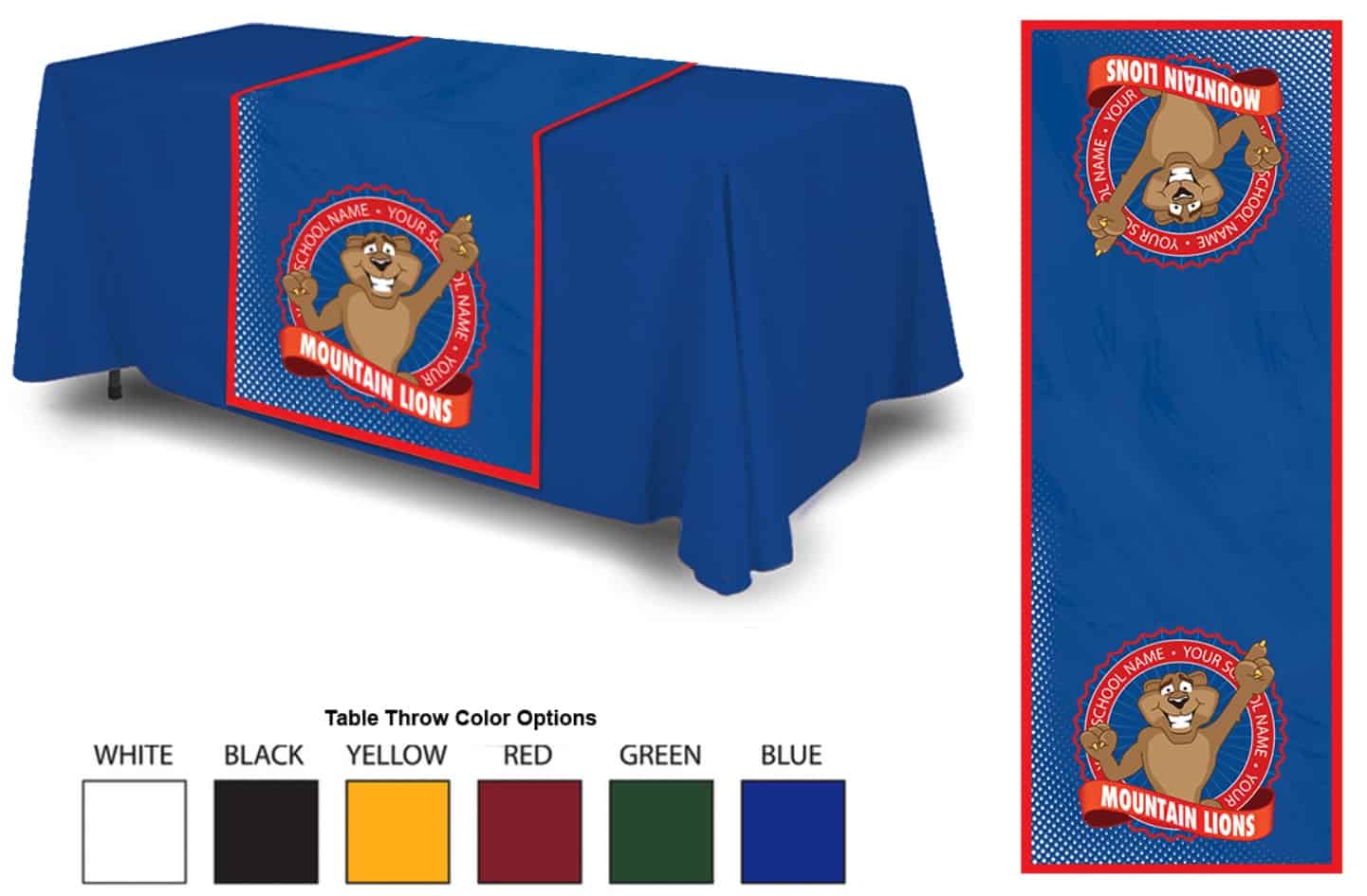 Table-runner-mountian-lions
