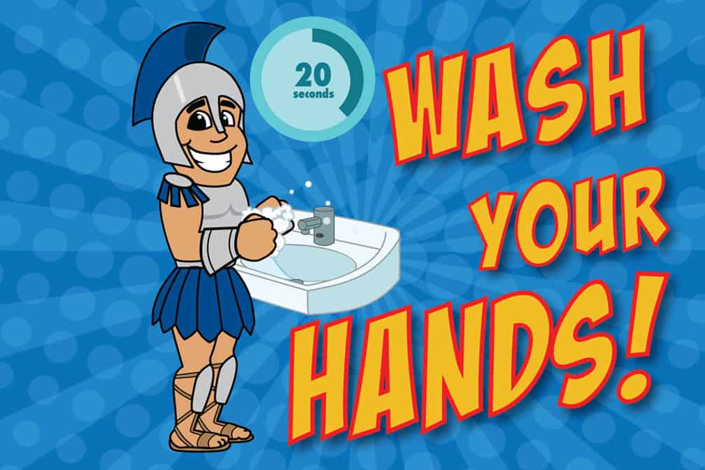 Wash Hands Poster Titan