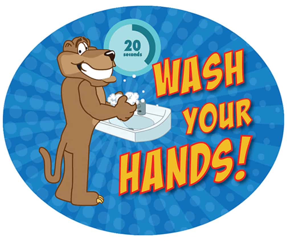 Wash Hands Sticker Puma