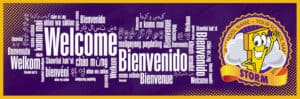 Welcome Inclusive Banner Storm