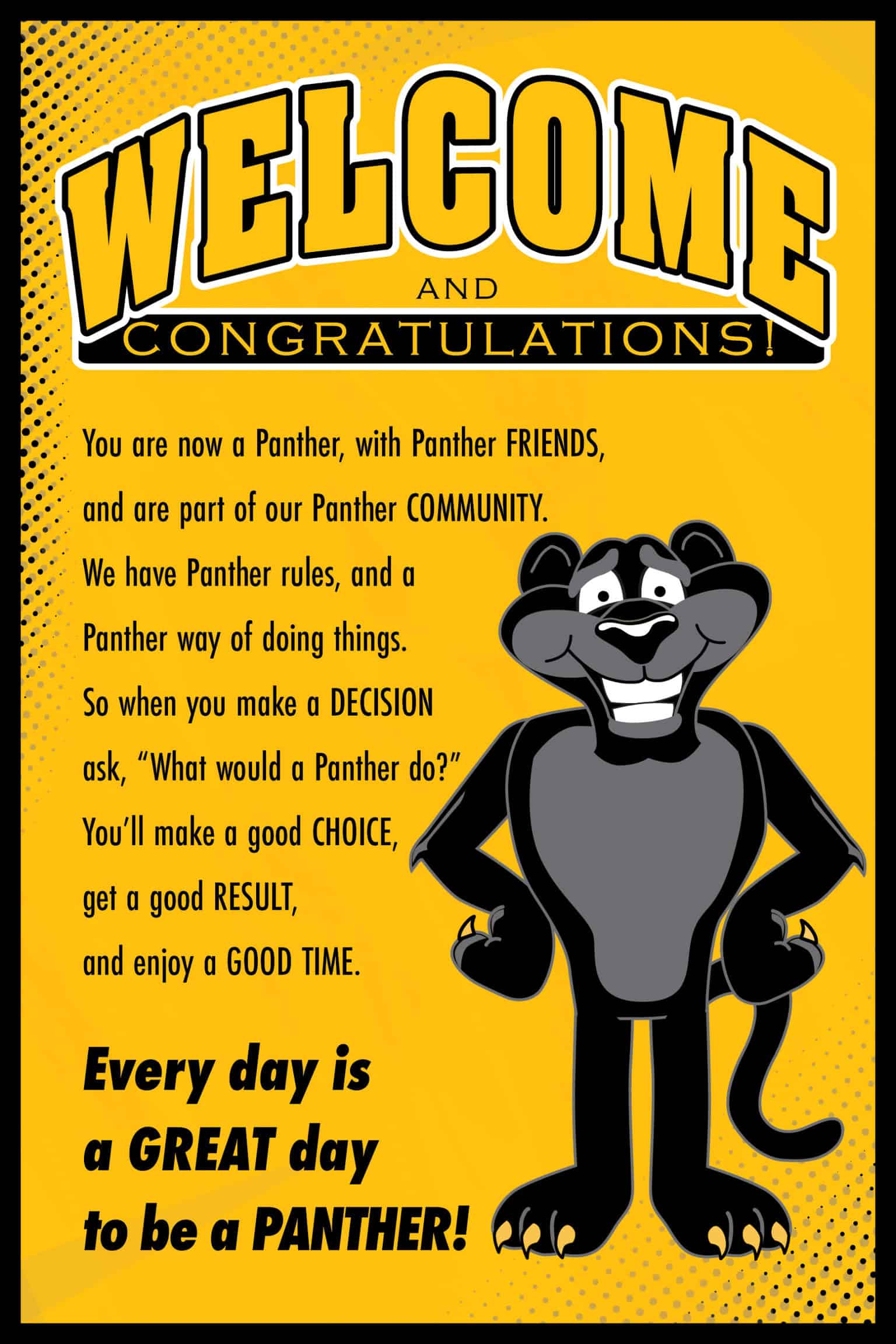 Welcome-Message-Poster-Panther