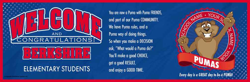Welcome Message Banner Puma