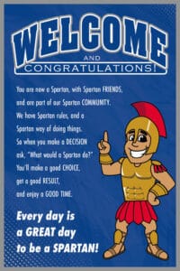 Welcome Poster Spartan