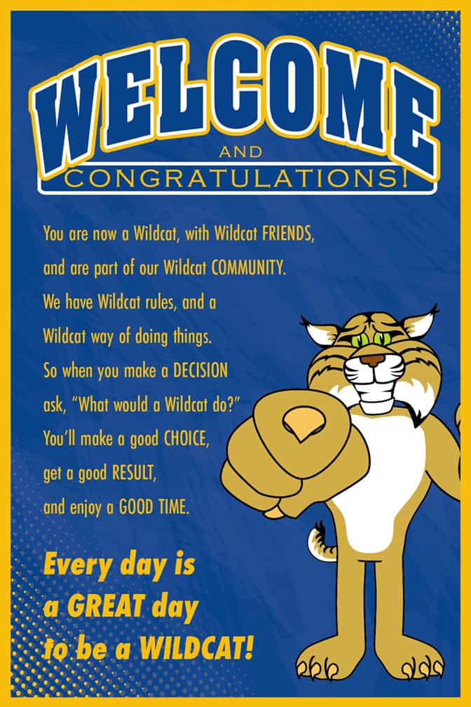 Welcome Poster Wildcat 1