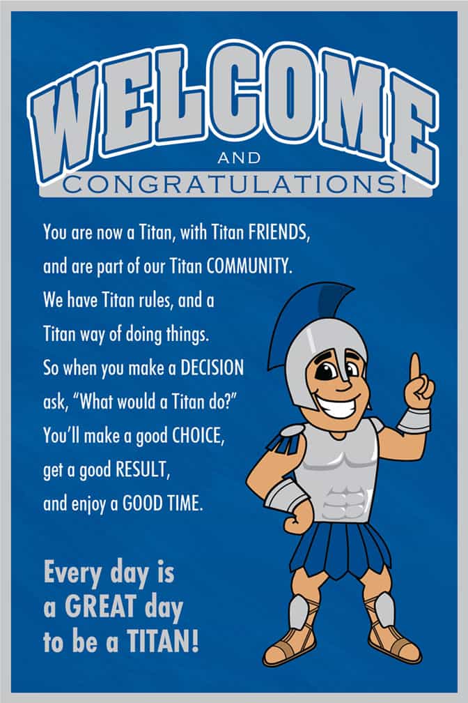 Welcome Poster Titans