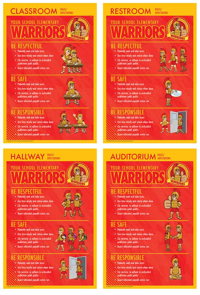 Rules Posters Warriors