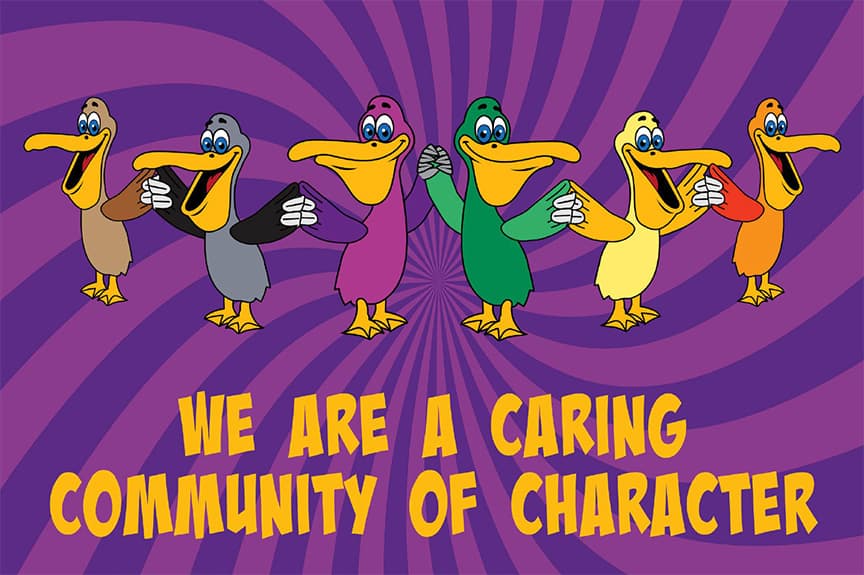 Caring Community Poster Pelican