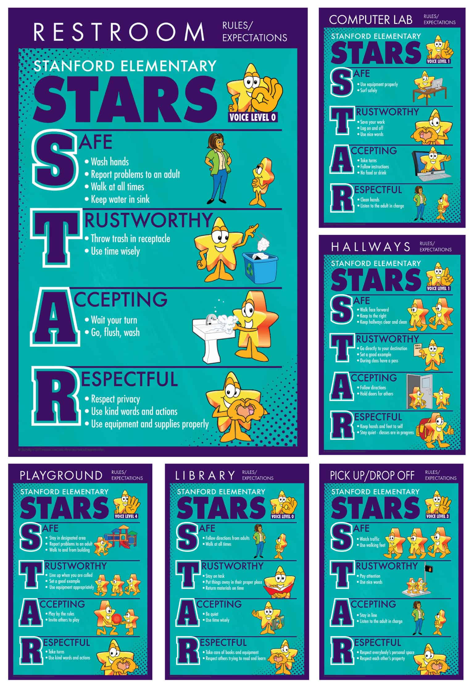 Rules Posters Star