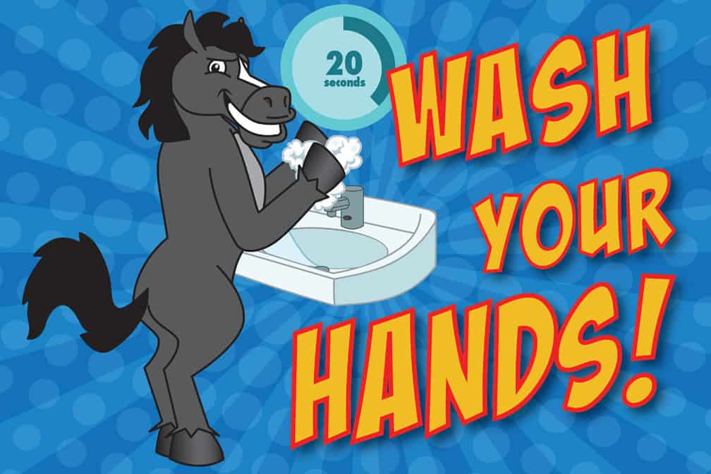 Wash Hands Poster Stallion