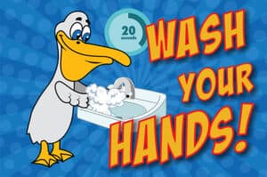 Washing Hands Poster Pelican