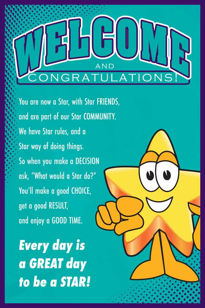 Welcome Poster Star
