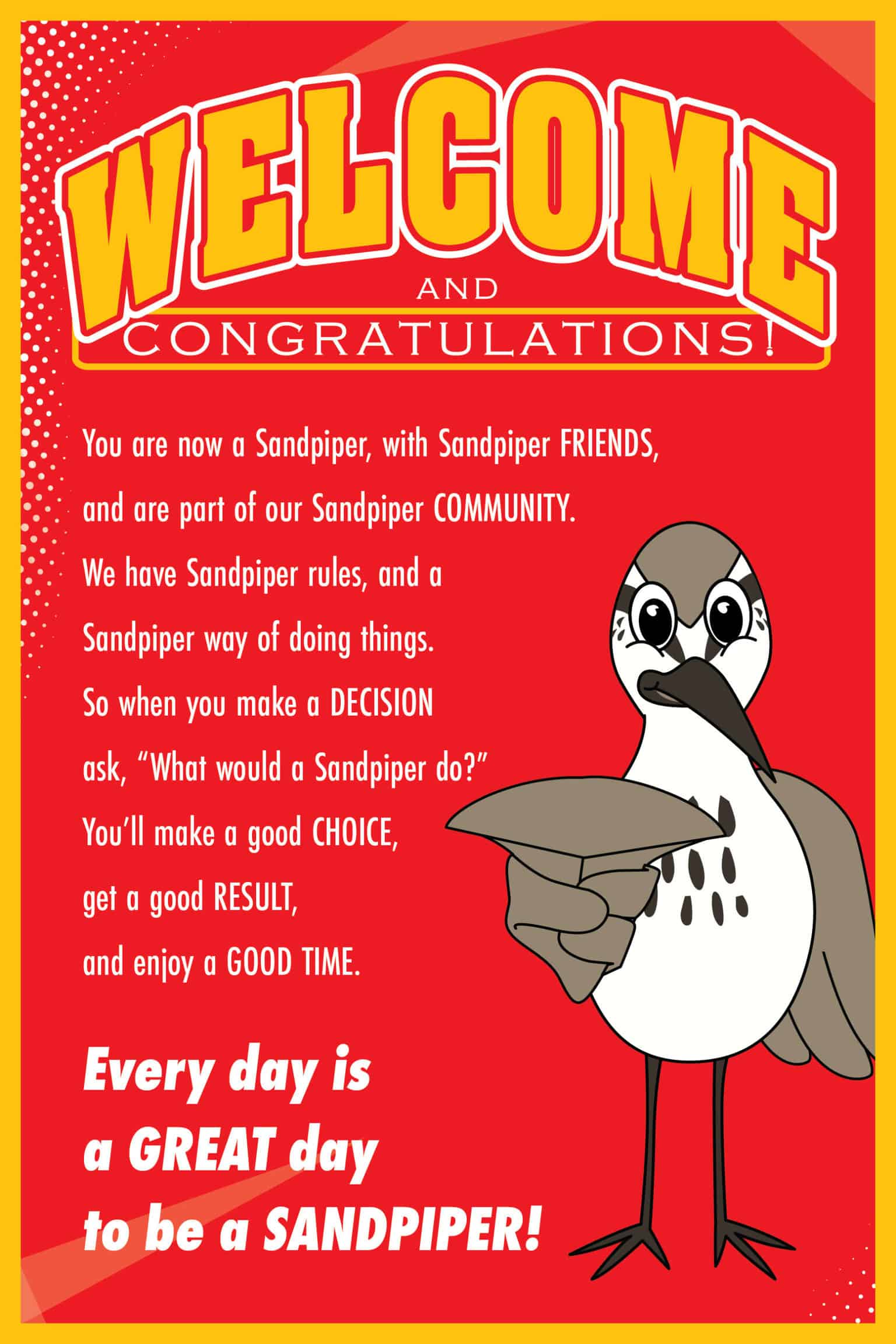 Welcome-message-poster-sandpiper