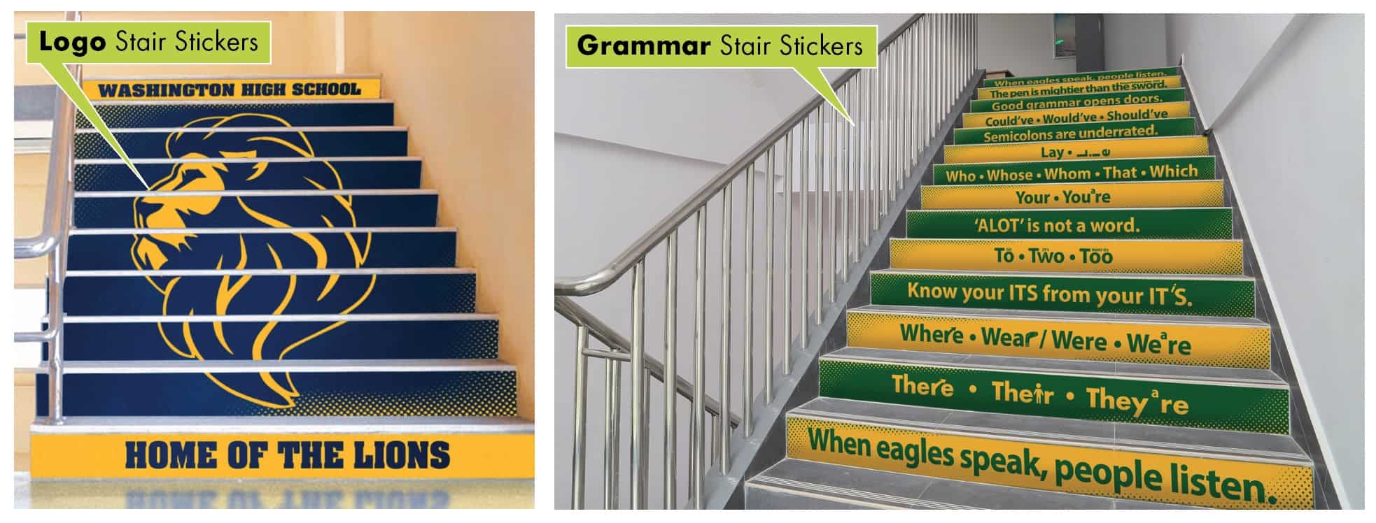 Stair Stickers Grammar