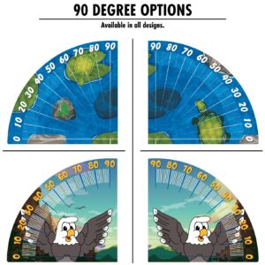 90 Degree Protractor Floor Sticker