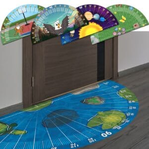 Protractor Floor Stickers