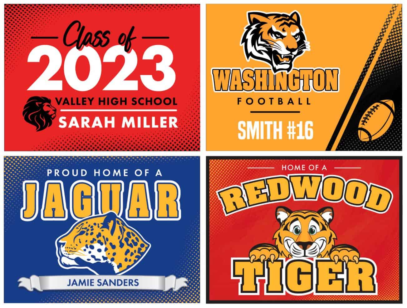 Student Recognition Yard Signs