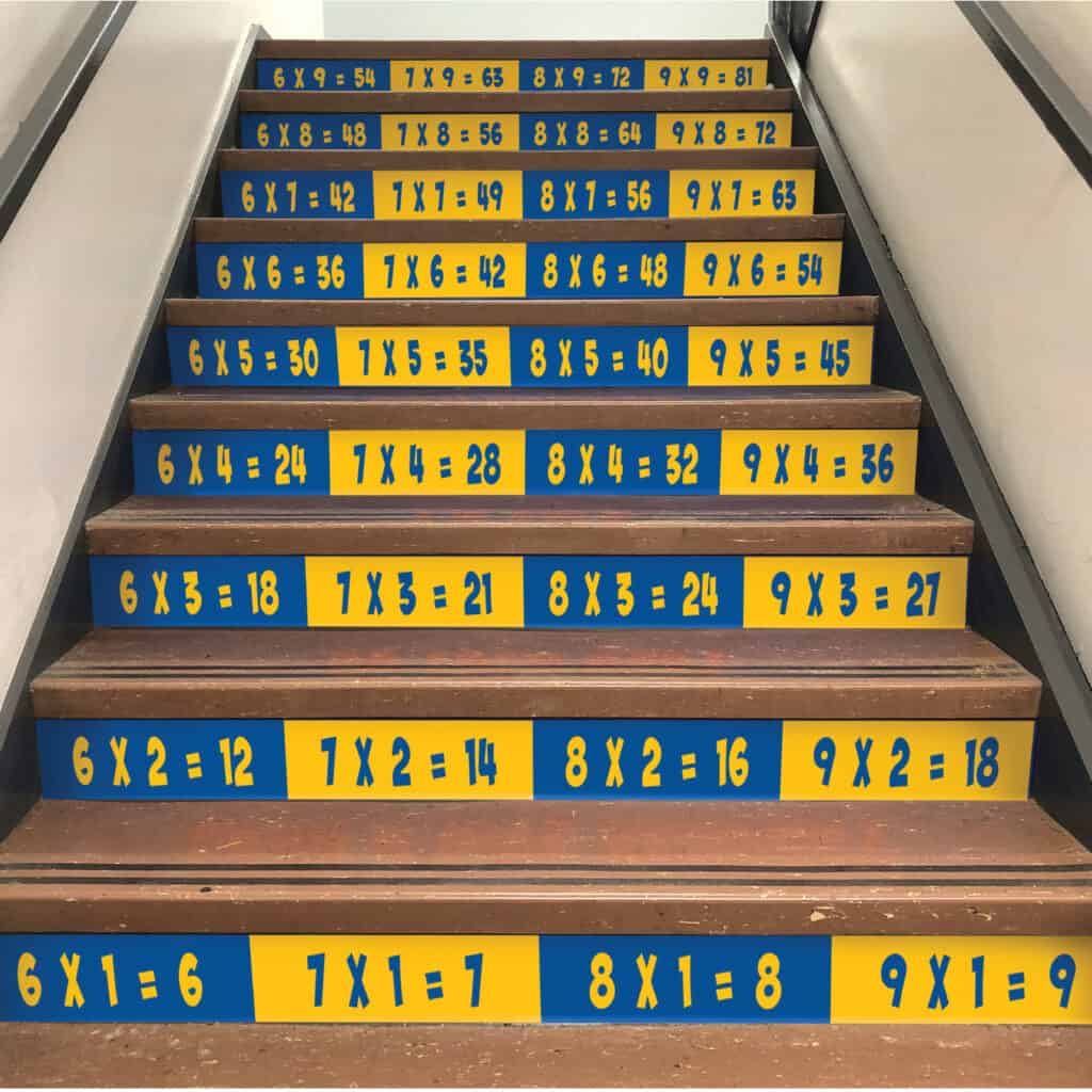 Stair-stickers-Multiplication-Style-2