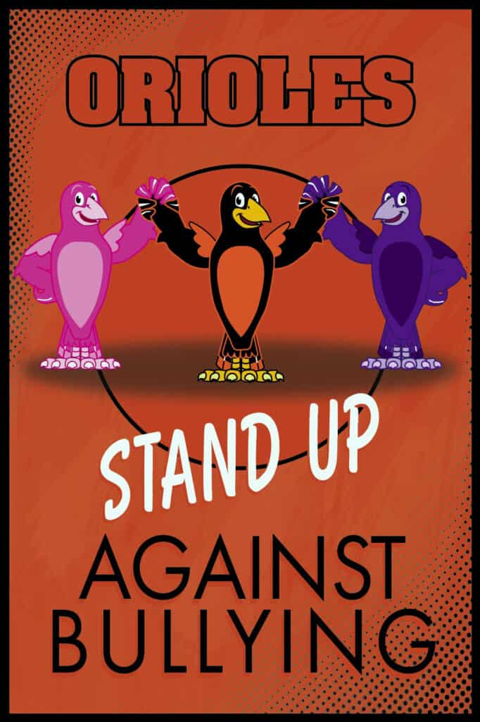 Oriole Mascot - PBIS Posters