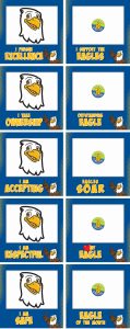 Selfie Frames Eagle Mascot A