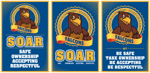 Theme Posters SOAR Falcon Mascot