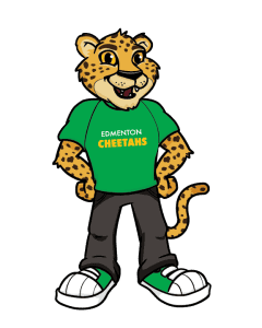 Cheetah Mascot Wall Sticker