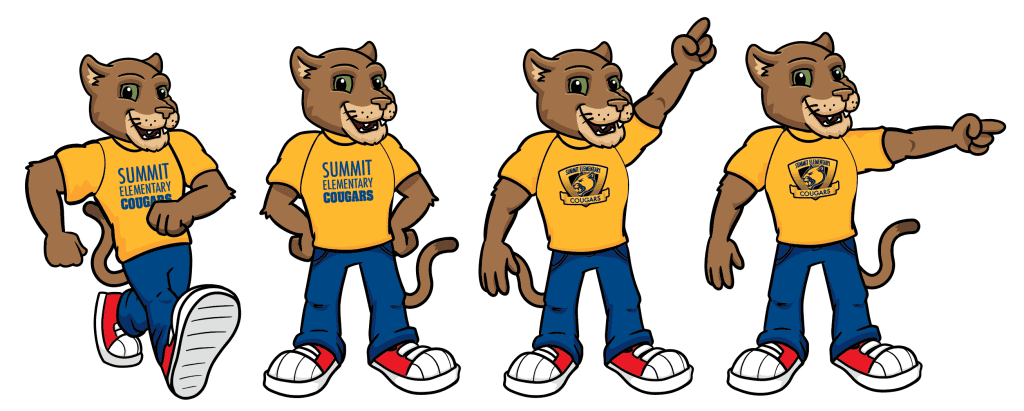 Cougar Clip Art Examples - Mascot Junction