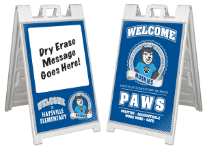 A-Frame Husky Mascot.