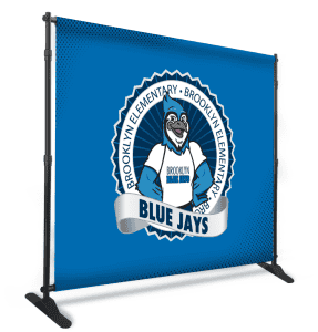 Photo Backdrop PBIS Blue Jay Mascot