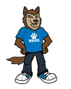 Wolf Mascot Illustration