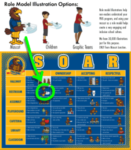 Falcon Role Model Clipart Poster PBIS