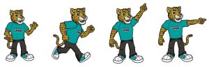 Leopard Mascot Clipart 4 Samples