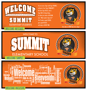 Welcome-PBIS-Banner Tiger Mascot
