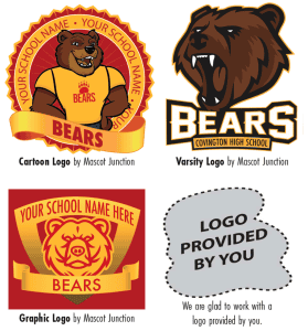 Bear Logo School Mascot Designs