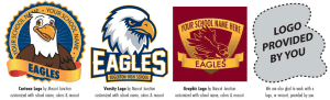 Eagle School Mascot Logo Design