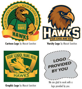Hawk Logo Design Template School