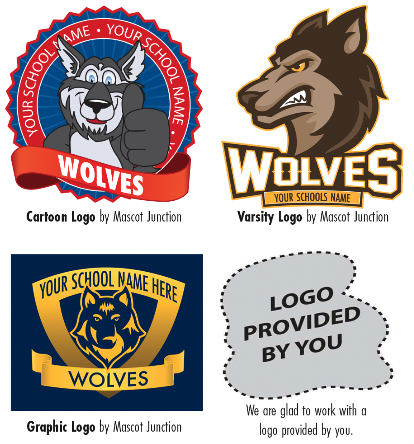 Wolf B Logo Template