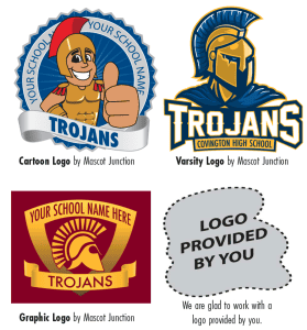 Trojan Mascot Logo Template