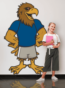 Hawk A Wall Buddy Sticker