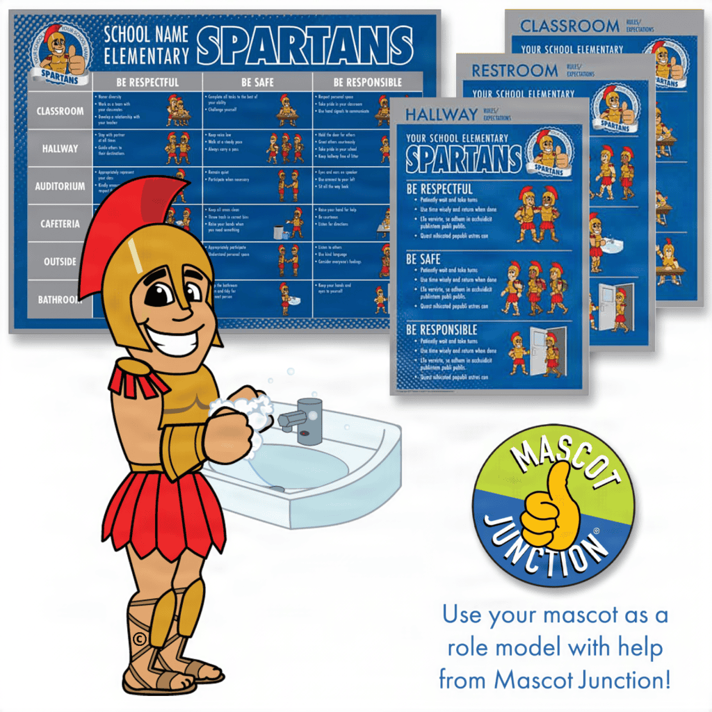 Spartan Mascot Clipart PBIS Matrix
