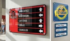 School Signage Interior