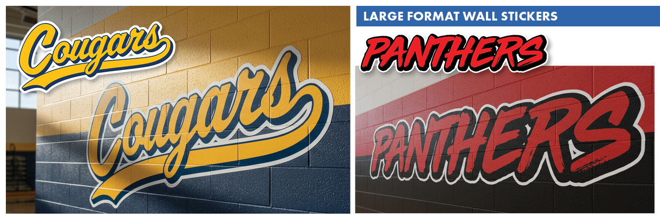 Large Letter Wall Stickers