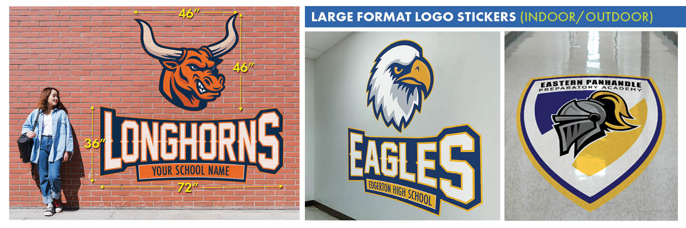 Large Logo Wall Stickers