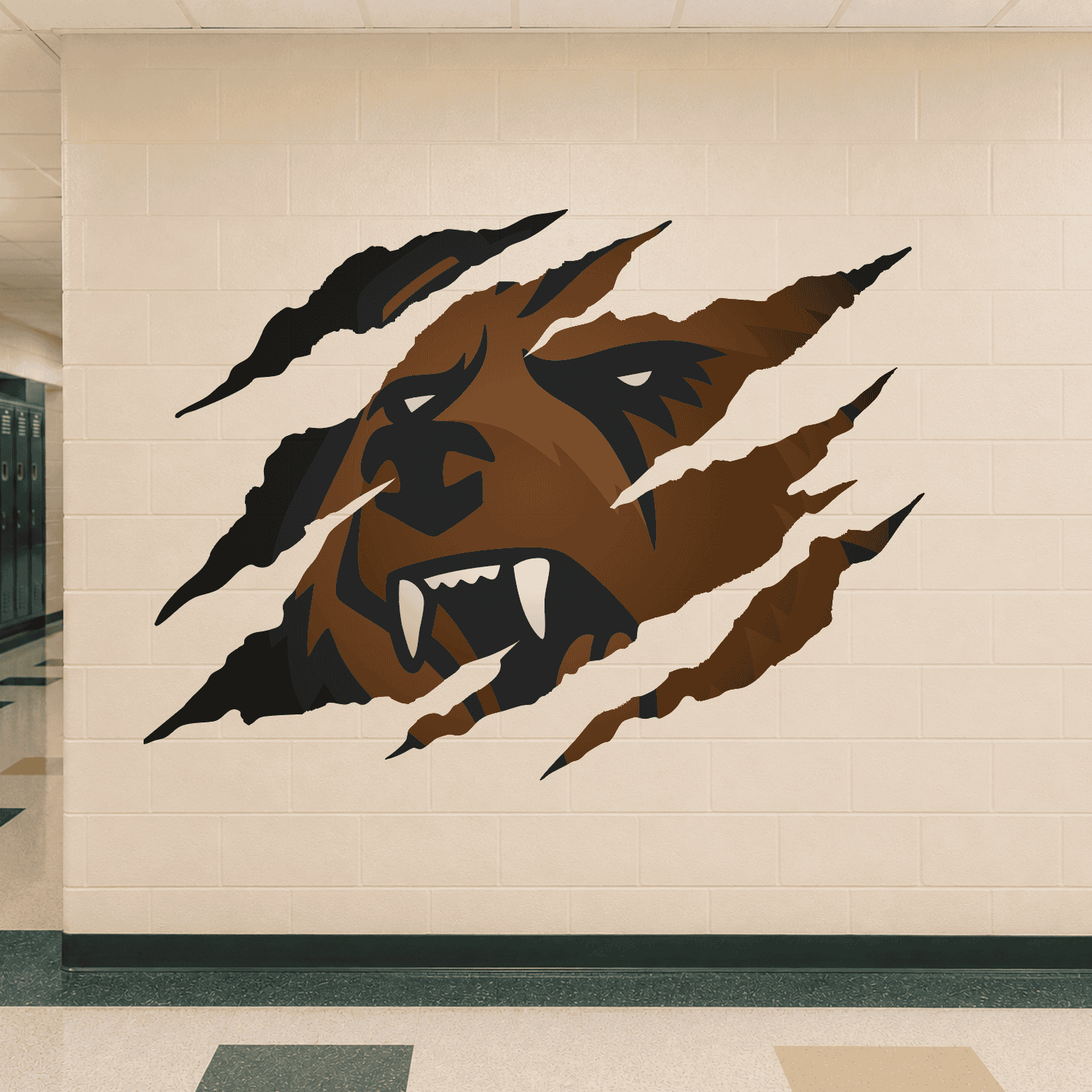 Bear Clawmark Wall Sticker