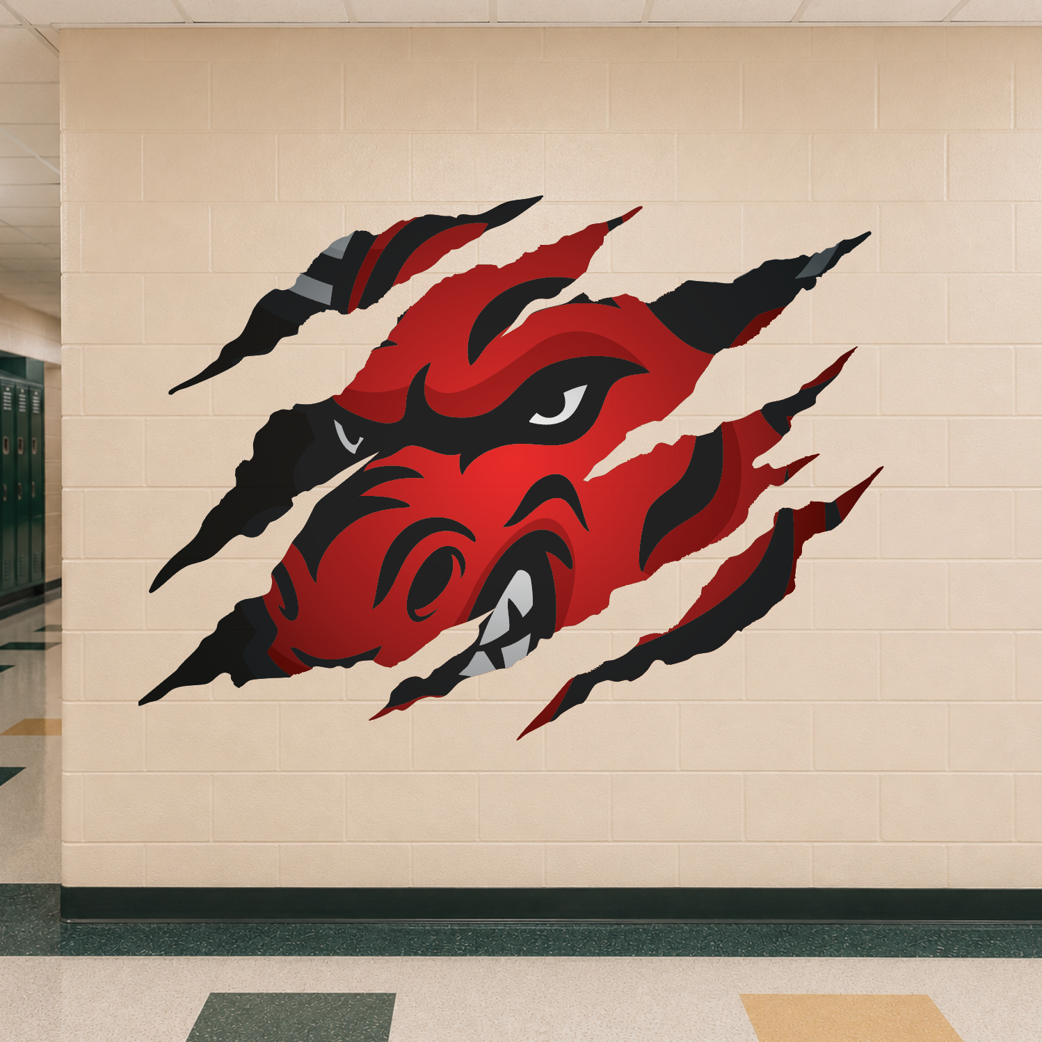Bull Clawmark Wall Sticker