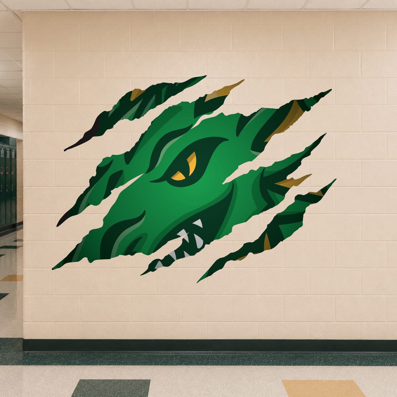 Dragon Clawmark Wall Sticker