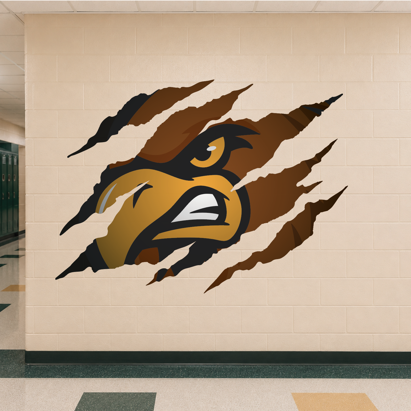 Falcon Clawmark Wall Sticker