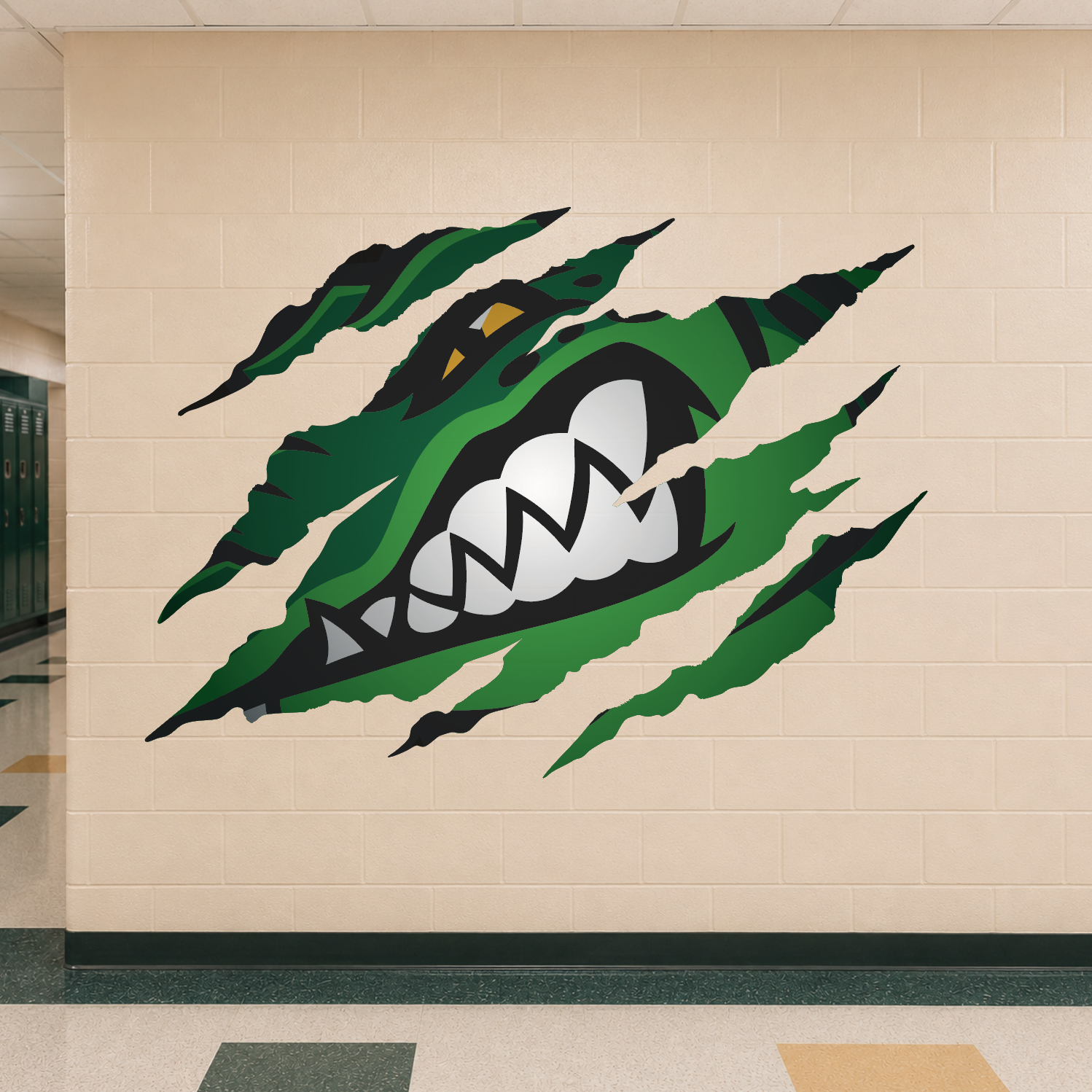 Gator Clawmark Wall Sticker