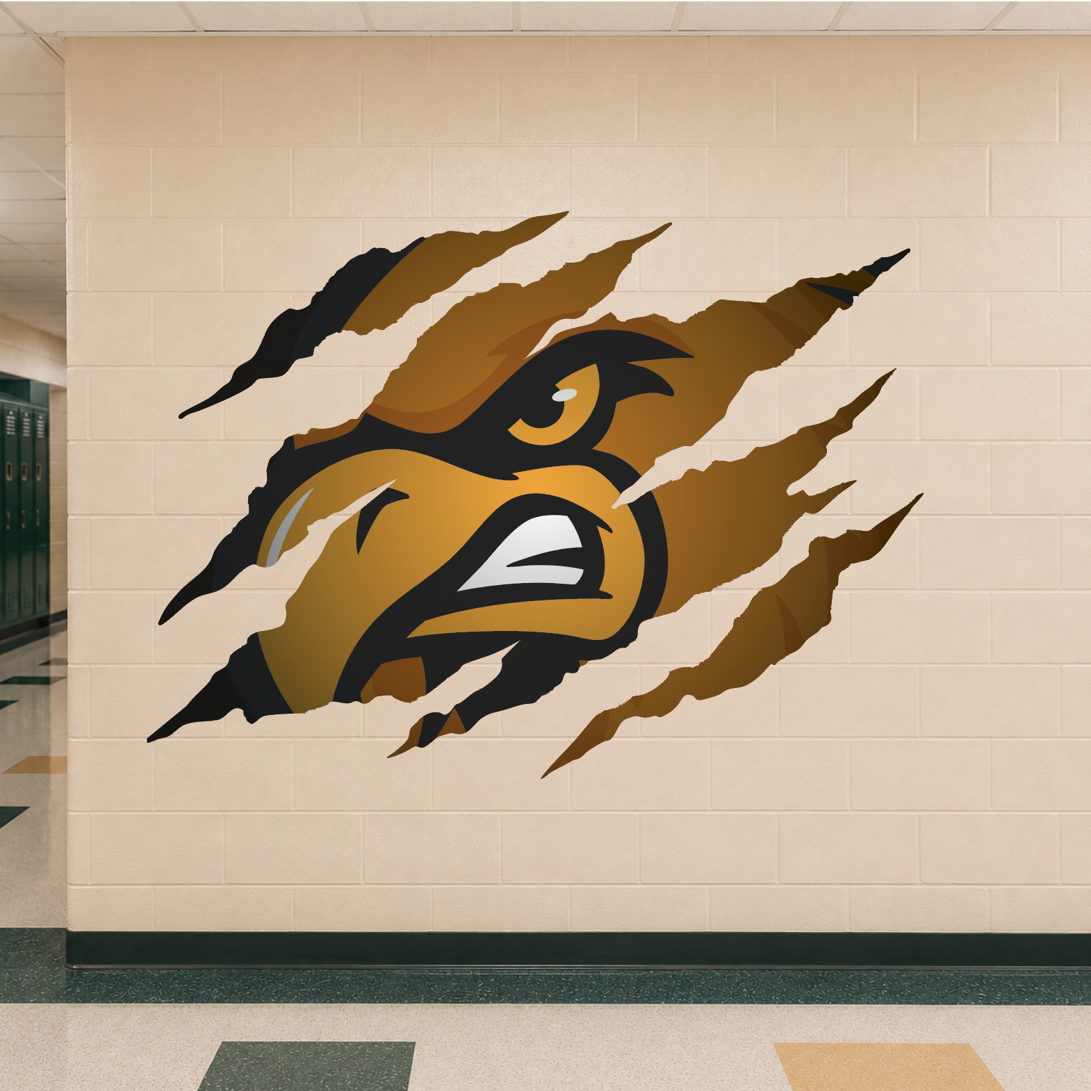 Hawk Clawmark Wall Sticker