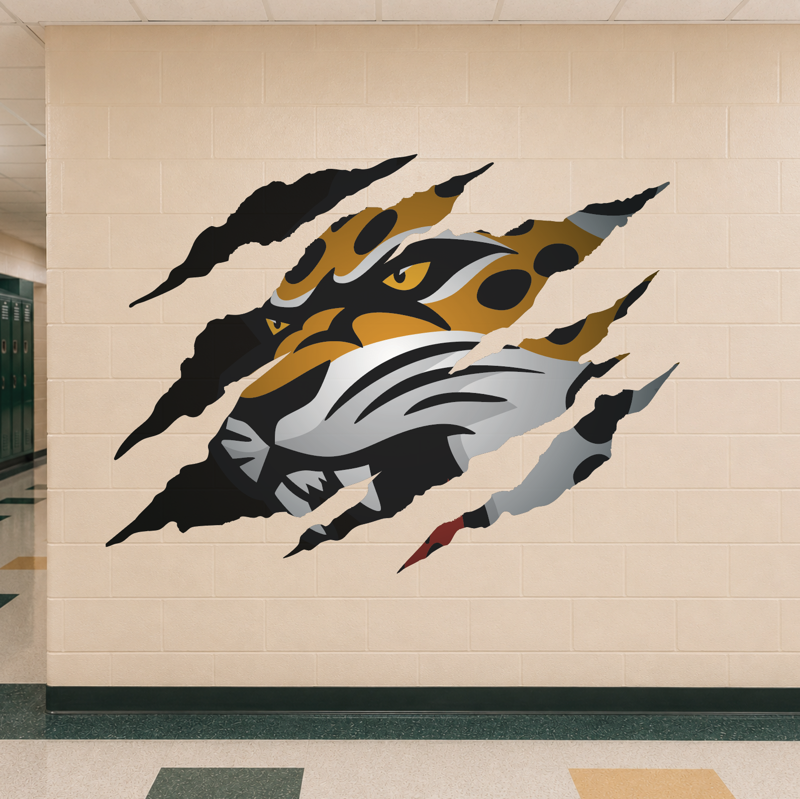 Jaguar Clawmark Wall Sticker